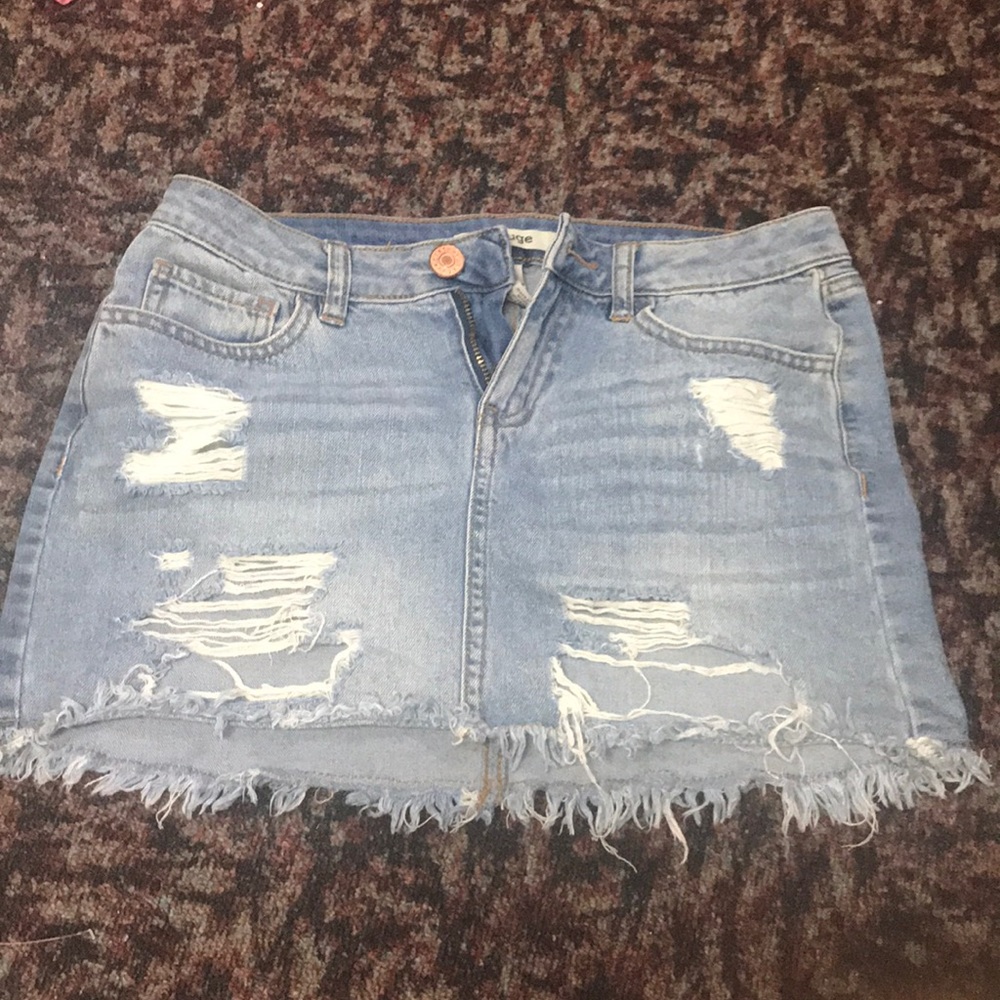 Jean skirt